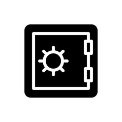 Locker Vector Icon Glyph Illustration