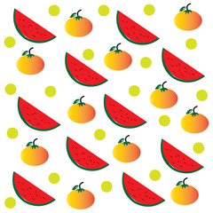 seamless simple fruit vector design
