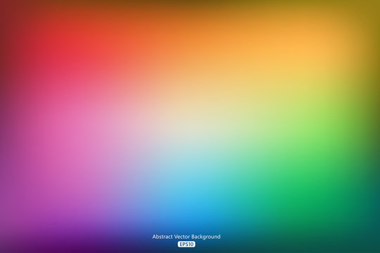 Colorful rainbow gradient abstract background, vector illustration