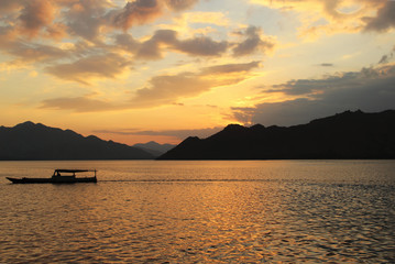 Sunset in Indonesia
