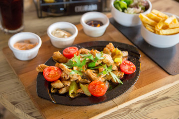 chicken meat from turkish cuisine