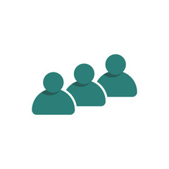 People icon design isolated on white background. vector illustration
