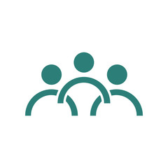 People icon design isolated on white background. vector illustration