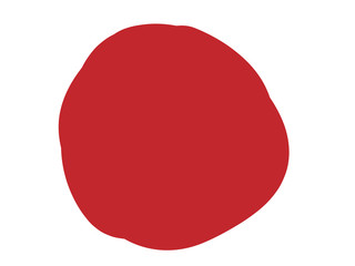 手描きのいびつな丸