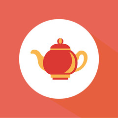 teapot icon. Tea symbol