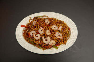 pasta with chinese cuisine