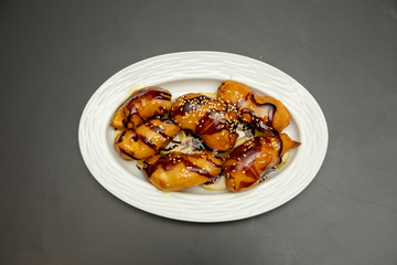 fried fruit stock photo 