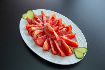 tomato with sugar from chinese cuisine