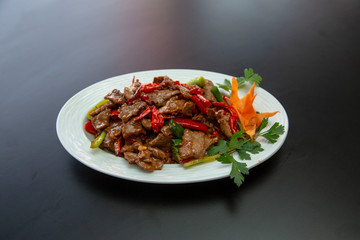 meat meal from turkish cuisine