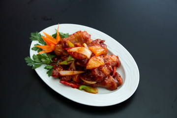 meat meal from turkish cuisine