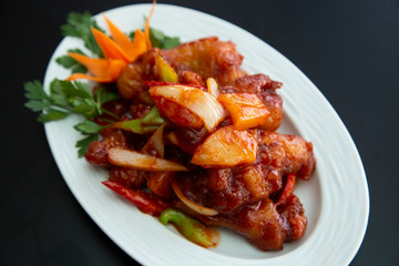 meat meal from turkish cuisine