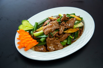 meat meal from turkish cuisine