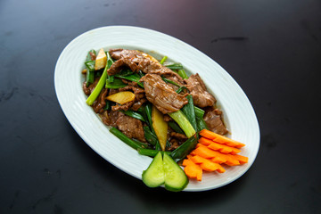 meat meal from turkish cuisine