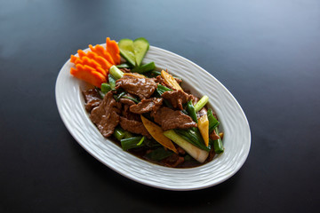 meat meal from turkish cuisine