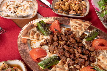 Shish kebab stock photo