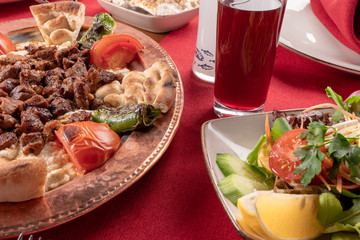 Shish kebab stock photo