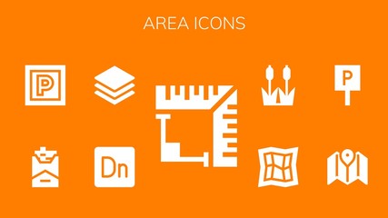area icon set