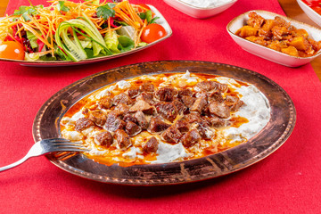 Shish kebab stock photo