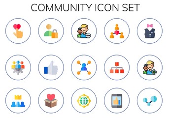 community icon set