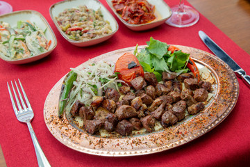 grill meat from turkish cuisine