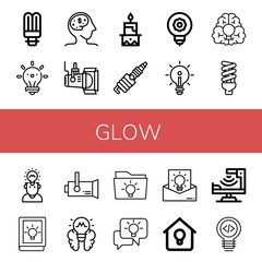 glow icon set