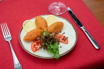 Icli kofte from turkish cuisine stock photo