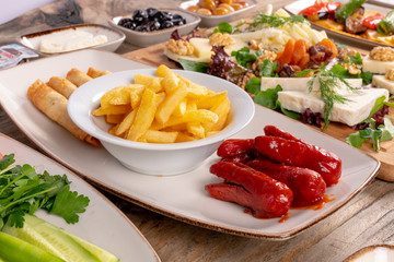 Trukish breakfast from turkish cuisine