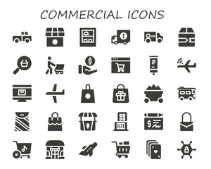 commercial icon set