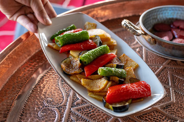 Trukish breakfast from turkish cuisine