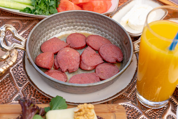 Trukish breakfast from turkish cuisine