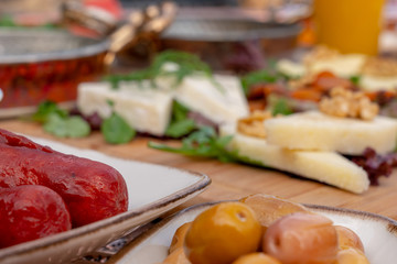 Trukish breakfast from turkish cuisine