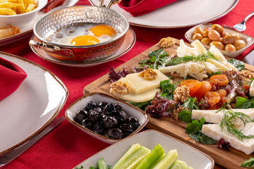 Trukish breakfast from turkish cuisine