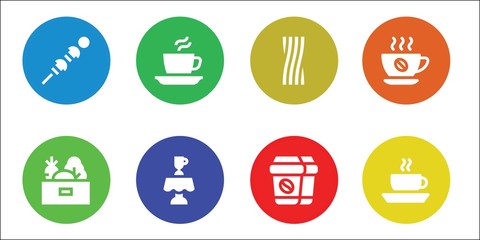 beans icon set