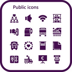 public icon set