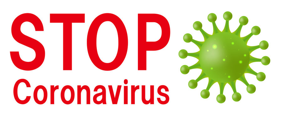 新型コロナウイルス　ストップコロナウィルス　コロナ予防　注意喚起　感染抑止　ステッカー　ラベル