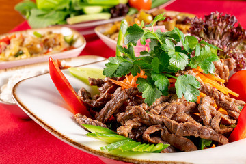 Grilled Beef Steak salad