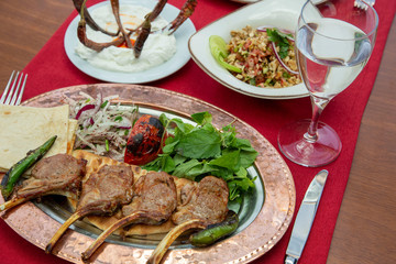 beef steak from turkish cuisine