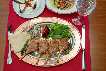 beef steak from turkish cuisine