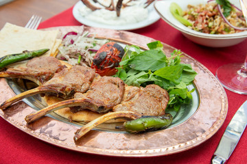 beef steak from turkish cuisine