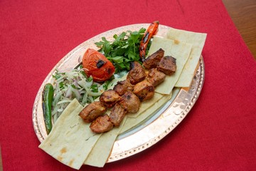 beef steak from turkish cuisine