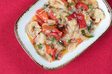 various appetizers from turkish cuisine