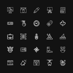 Editable 25 label icons for web and mobile