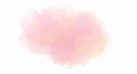 Pink watercolor background for your design, watercolor background concept, vector.