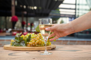 lunc menü with wine