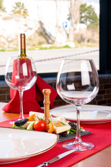 lunc menü with wine