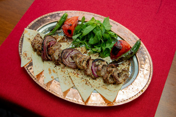 Chicken grill stock photo