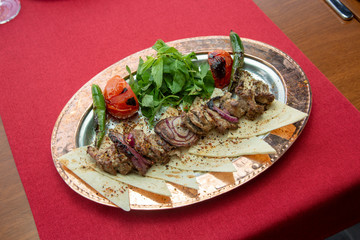 Chicken grill stock photo