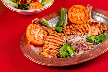 chşcken grill Barbecue stock photo