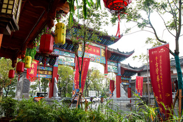 Ancient archways in Chinese scenic spots