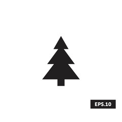 Fototapeta premium Christmas tree icon, Christmas sign/symbol vector